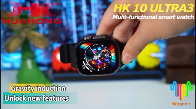 منوی جاذبه ای اسمارت واچ HK10 Ultra3